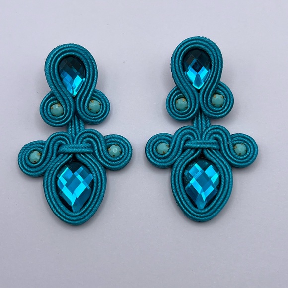 Elegant Art Deco-Inspired Earrings - Evening Gown Earrings - Stylish Earrings - Picture 7 of 10